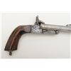 Image 5 : European SxS pinfire folding trigger pistol with folding bayonet, 11mm cal., 4-1/2” octagon barrels,