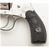 Image 4 : Forehand Model 1901 DA hammerless revolver, .38 cal., 3-1/4” barrel, nickel finish, checkered hard r