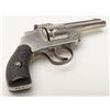 Image 6 : Forehand Model 1901 DA hammerless revolver, .38 cal., 3-1/4” barrel, nickel finish, checkered hard r