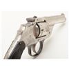 Image 7 : Forehand Model 1901 DA hammerless revolver, .38 cal., 3-1/4” barrel, nickel finish, checkered hard r