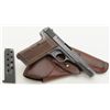 Image 1 : FN Browning 1922 Pistol, cal. 7.65 mm, serial #30103c. The pistol is in overall good condition, reta