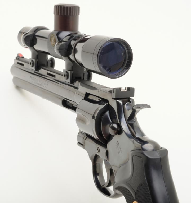 ): Colt Python Hunter DA revolver, .357 Magnum cal., 8” ventilated rib ...