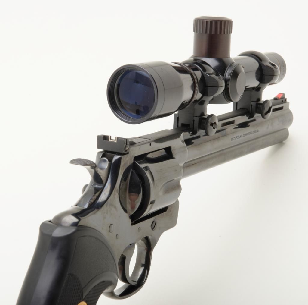 ): Colt Python Hunter DA revolver, .357 Magnum cal., 8” ventilated rib ...