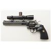 Image 4 : ): Colt Python Hunter DA revolver, .357 Magnum cal., 8” ventilated rib barrel, blue finish, checkere