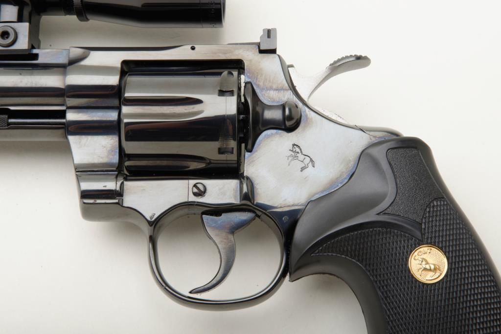 ): Colt Python Hunter DA revolver, .357 Magnum cal., 8” ventilated rib ...