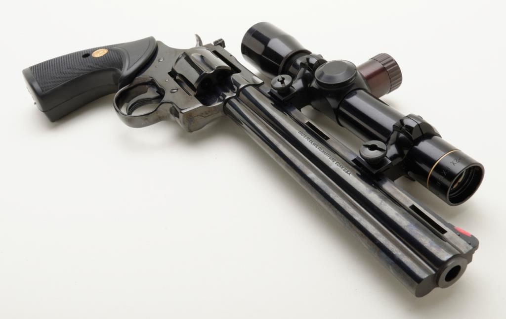 ): Colt Python Hunter DA revolver, .357 Magnum cal., 8” ventilated rib ...