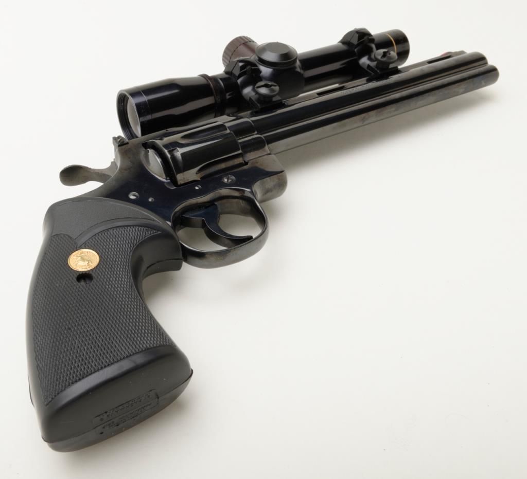 ): Colt Python Hunter DA revolver, .357 Magnum cal., 8” ventilated rib ...