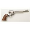 Image 1 : Colt New Frontier flat top target single action revolver, .357 Magnum cal., 7-1/2” barrel, nickel fi