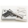 AMT Automag II semi-auto pistol, .22RF Magnum cal., 6” barrel, stainless steel, hard rubber grips, #