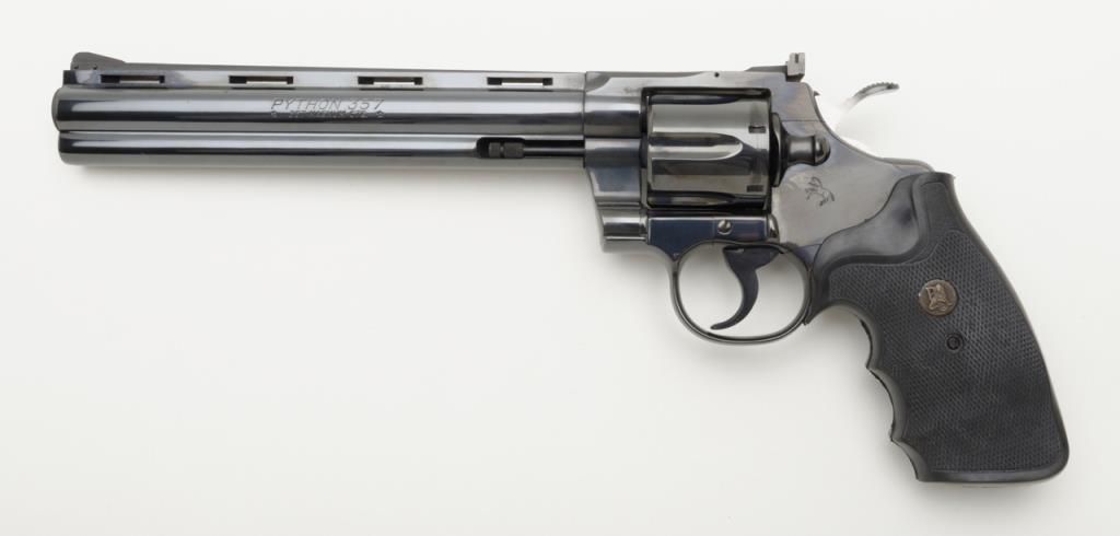 Colt Python, .357 Magnum double action revolver with factory 8” barrel ...