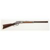 Winchester Model 1873 lever action rifle, .44 cal., 24” round barrel, blue finish, wood stocks, #157