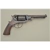 Starr Navy percussion revolver, .36 cal., 6” barrel, blue finish, wood grips, no visible markings ex