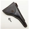 Image 1 : Naval Luger holster with takedown tool. Good condition, normal aging and wear. Est. $400-800.