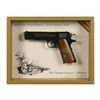 Image 7 : Colt WWI commemorative four gun set in .45 ACP caliber with decorative factory motifs. In their orig