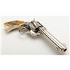 Image 6 : Colt Single Action Army revolver in .44-40 caliber, 4 ¾” barrel, factory nickel plated, with simulat