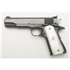Image 4 : Colt Mark IV, Series 70 government model, .45 ACP caliber, semiautomatic pistol, showing upgraded ta