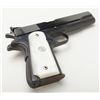 Image 8 : Colt Mark IV, Series 70 government model, .45 ACP caliber, semiautomatic pistol, showing upgraded ta