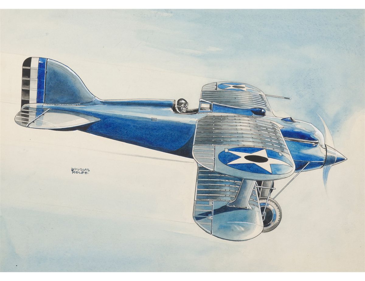 Lot of aviation art produced for magazines. 1950's and 60's showing R ...