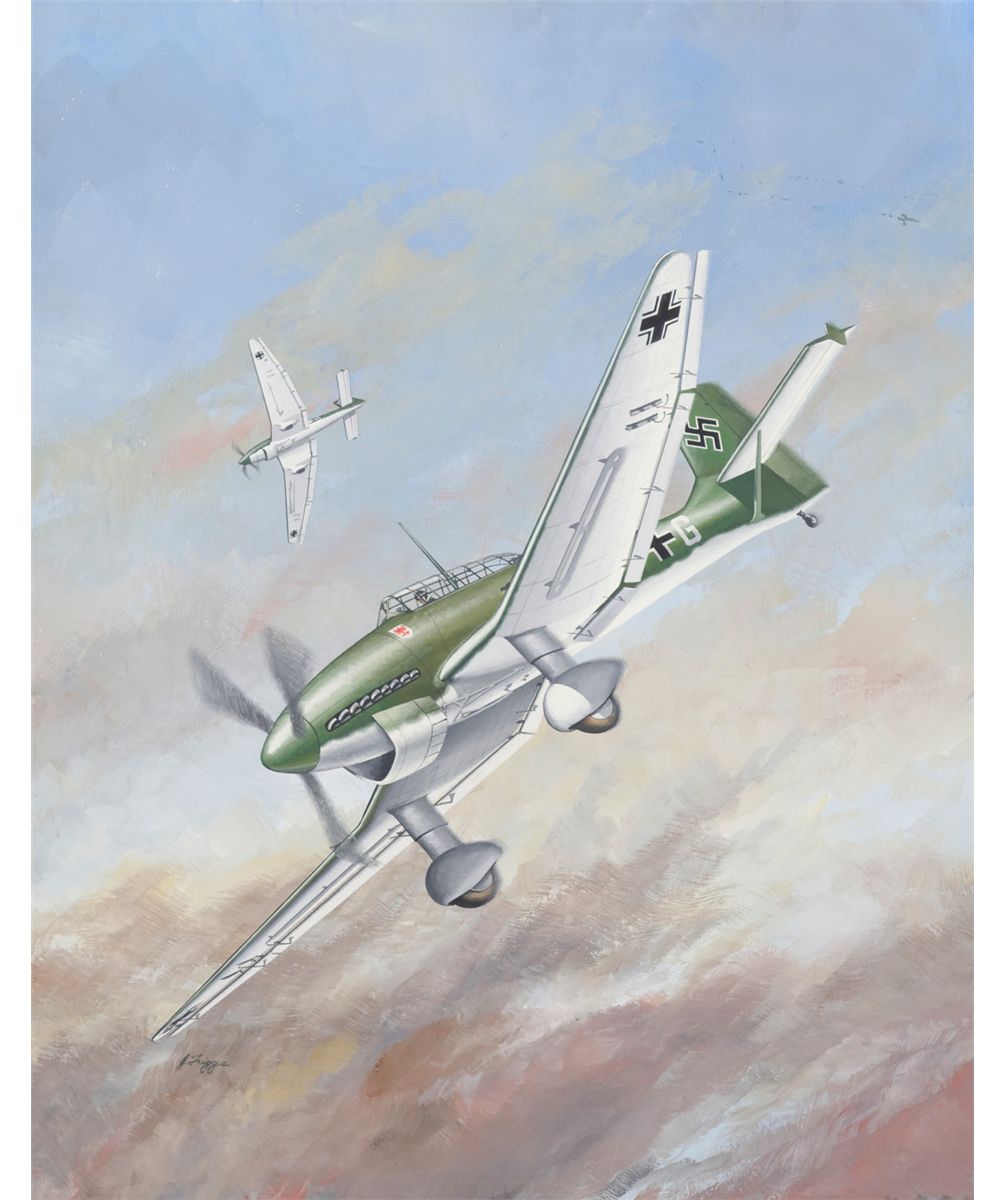 Lot of aviation art produced for magazines. 1950's and 60's showing R ...