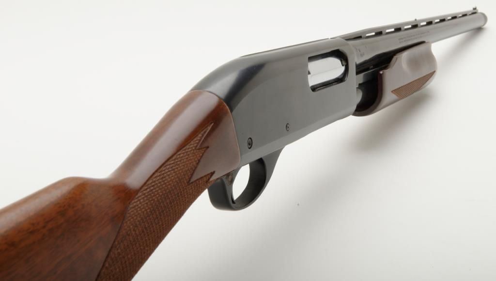 Remington Model 870 Special, 12 gauge pump action shotgun with 22