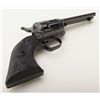 Image 4 : Colt Peacemaker Single Action revolver, dual cylinder, .22LR and .22 Mag., 4.4” barrel, blue and cas