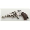Image 1 : Antique Liberty spur trigger revolver, .22 cal., 2-1/4” round barrel, nickel finish, checkered hard 