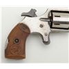 Image 3 : Antique Liberty spur trigger revolver, .22 cal., 2-1/4” round barrel, nickel finish, checkered hard 