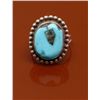 Image 5 : A collection of 8 rings set with a miscellaneous stones including turquoise agates and 22k inlay. Es