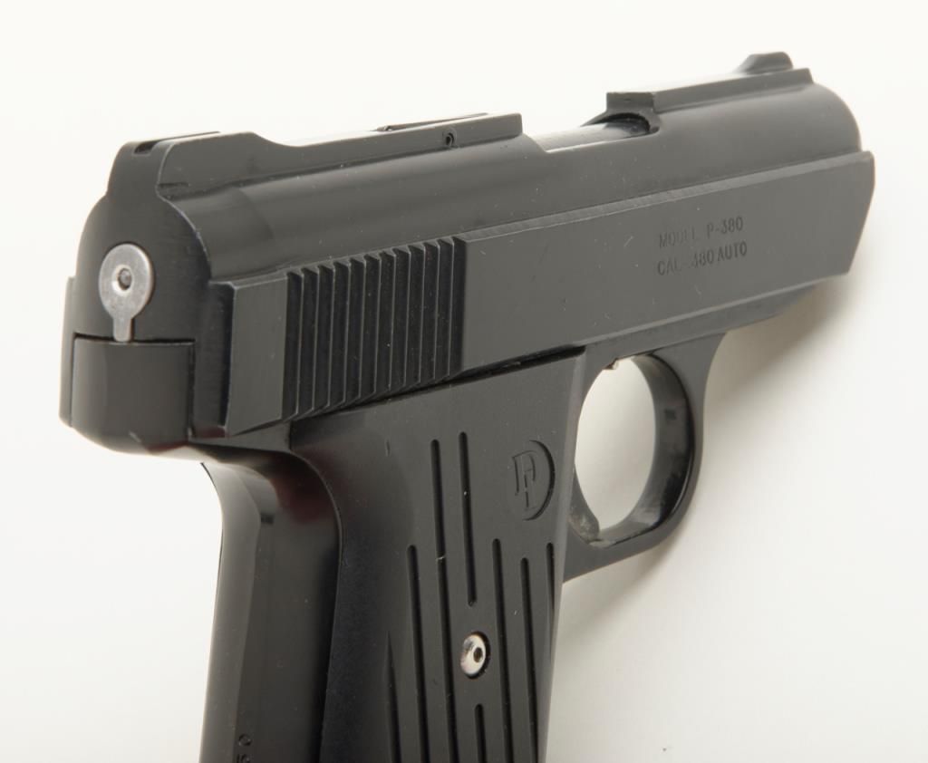 Davis Industries Model P380 semiauto pistol, 3” barrel, black finish