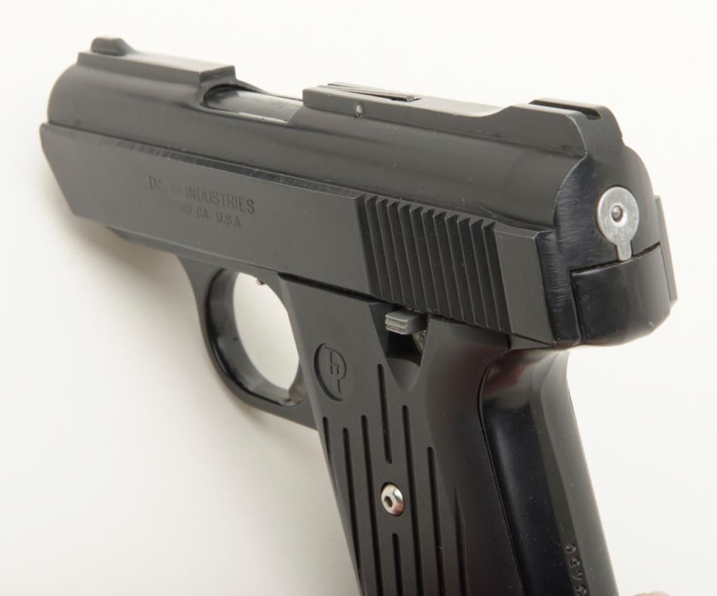 Davis Industries Model P380 semiauto pistol, 3” barrel, black finish