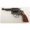 Image 2 : Copy of a Smith & Wesson 5-screw DA revolver, .38 Special cal., 4-1/4” barrel, blue finish, checkere