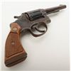 Image 7 : Copy of a Smith & Wesson 5-screw DA revolver, .38 Special cal., 4-1/4” barrel, blue finish, checkere