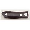 Image 4 : Colt folding Hunting Knife in factory cardboard box, 3-1/2” stainless steel blade with brown grips a