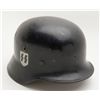 Image 2 : Authentic WWII helmet for police with upgraded modern decals and no liner. Good to V.G. Est. $200-40