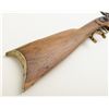 Image 5 : Percussion half stock rifle, .40 cal., 38” octagon barrel, wood stock, double set triggers, overall 