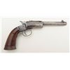 J. Stevens A & T Co. Single Shot pistol, .22 cal., 6” barrel, blue finish, wood grips, #48936 in ove