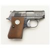 Image 2 : Colt Junior Model semi-auto pistol, .25 cal., 2” barrel, #19203CC in overall fine condition showing 