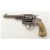 Image 2 : Colt New Service DA revolver, .455 Eley cal., 5-1/2” barrel, replaced checkered mottled plastic grip