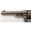 Image 3 : Colt New Service DA revolver, .455 Eley cal., 5-1/2” barrel, replaced checkered mottled plastic grip