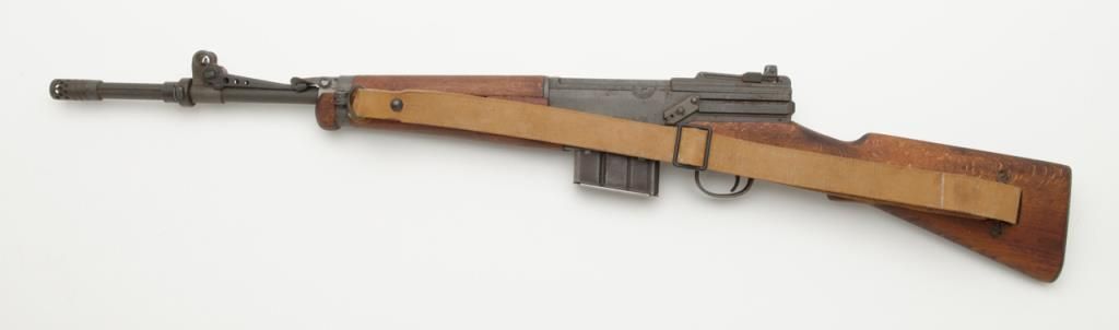 French MAS Model 49/56 semi-auto rifle, 7.5mm cal., 21” barrel ...
