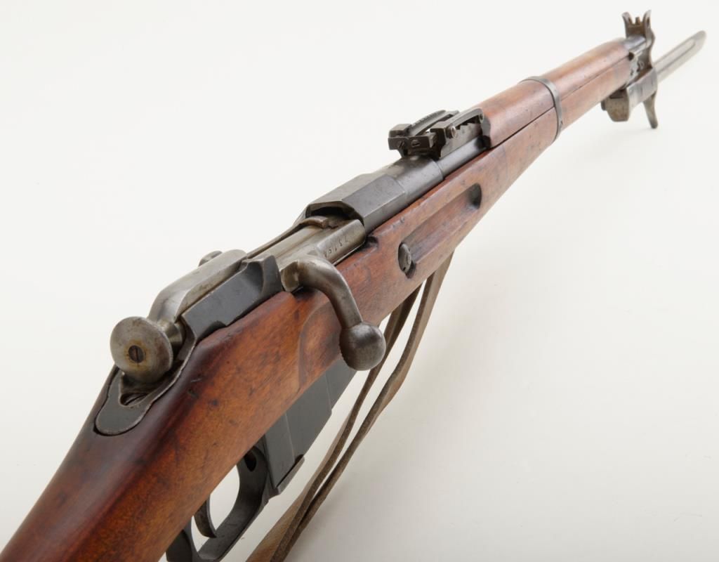 MosinNagant bolt action rifle, 7.62mm cal., 241/2” barrel, military