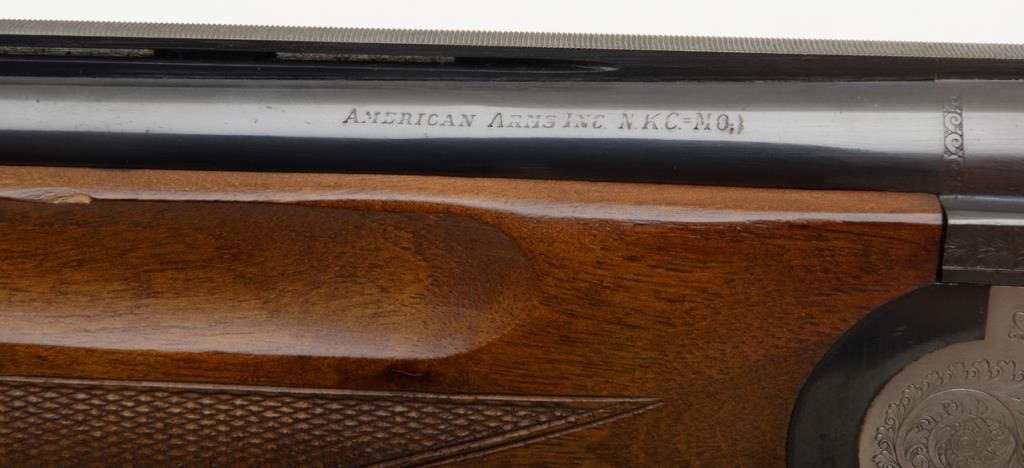 American Arms Company, over and under 12gauge, 3” shotgun marked ...