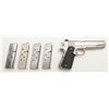Image 2 : Colt Series 70 Government Model in Satin Nickle, cal. .45 Auto, serial #25865B70. This pistol is in 