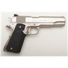 Image 3 : Colt Series 70 Government Model in Satin Nickle, cal. .45 Auto, serial #25865B70. This pistol is in 