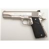 Image 4 : Colt Series 70 Government Model in Satin Nickle, cal. .45 Auto, serial #25865B70. This pistol is in 