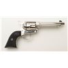 Image 1 : Colt SAA 2nd Generation revolver, .45 cal., 5-1/2” barrel, nickel finish, checkered hard rubber grip