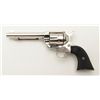 Image 2 : Colt SAA 2nd Generation revolver, .45 cal., 5-1/2” barrel, nickel finish, checkered hard rubber grip