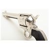 Image 8 : Colt SAA 2nd Generation revolver, .45 cal., 5-1/2” barrel, nickel finish, checkered hard rubber grip