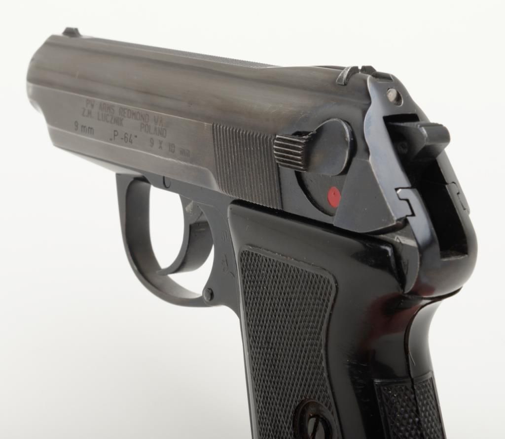 Polish Radom Model P-64 DA semi-auto pistol, 9mm cal., 3” barrel, blue ...
