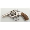 Image 1 : H&R Arms Co. Model 1904 DA revolver, .38 S&W cal., 2-1/2” octagon barrel, nickel finish, checkered b